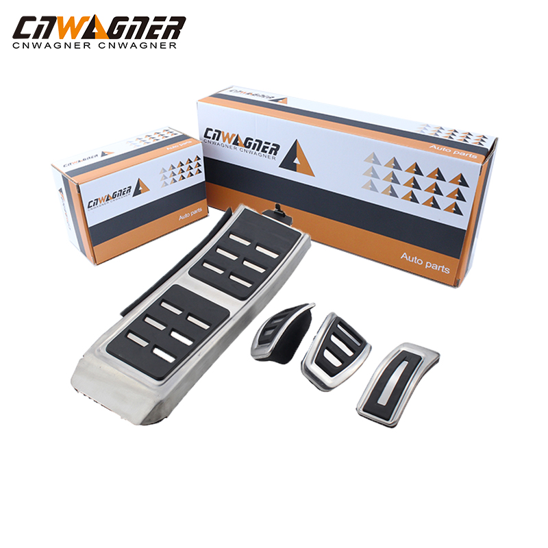 Cnwagner Auto Car Break Accelerator Pedals Coche De Pedales Brake Clutch Gas Oil Footrest Pedal Pad For Audi A4 B8 A5 A6 A7 A8 
