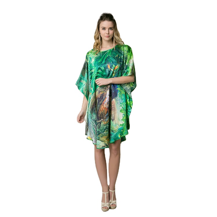 Summer Comfortable O-neck Women's Casual Sleepwear Lounge Wear Nightdress Short Sleeve Clothing Pyjama 