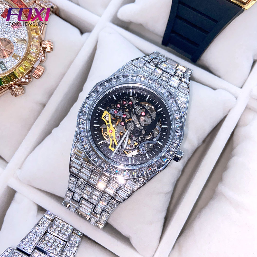 High-end Men&#39;s Luxury Automatic Mechanical Stainless Steel Wrist Watch Waterproof Watch 