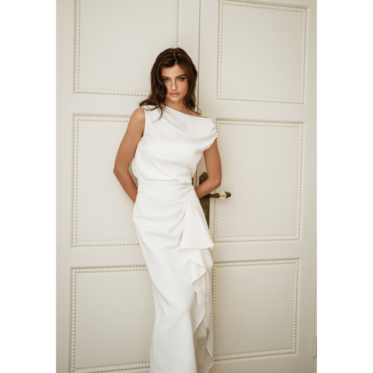 In Stock Women'S Dresses Evening Dress Luxury High-Quality Fabric Women'S Clothes Enzo & Leo Vietnam Wholesaler