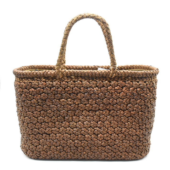 Women's Japanese Glory Vine Weave Basket Bags with Open Closure Reasonable Price