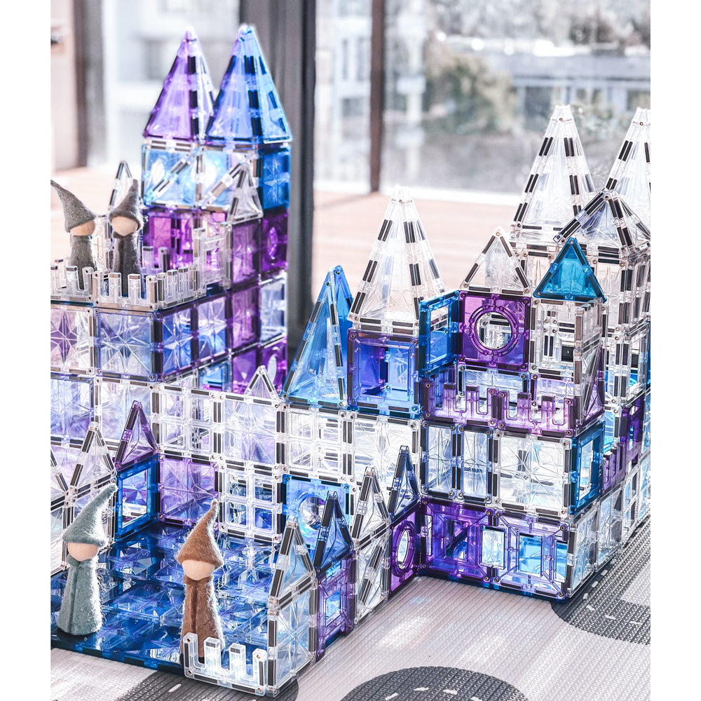 Mntl 120-piece Kids Magnet Construction Toys Kids Educational Magnetic Constructor Building Block Toy Sets 