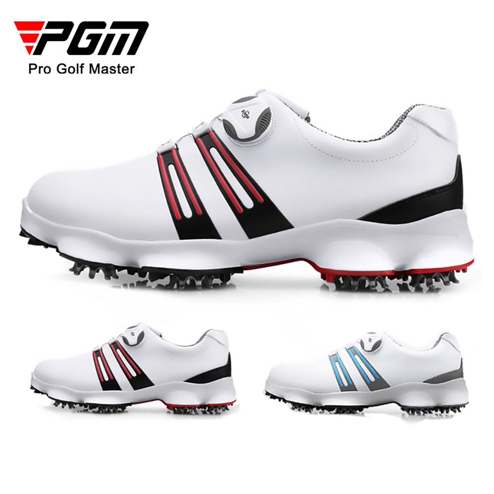 Pgm Xz102 Men Sport Golf Shoes 10 Replacement Spike Waterproof Golf Shoes 