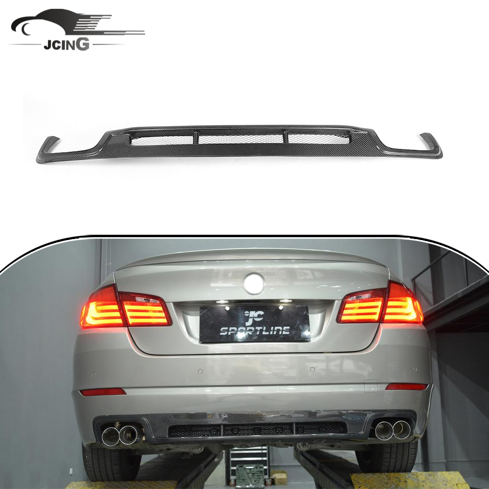Carbon Fiber Rear Bumper Lip Diffuser For Bmw 5 Series F10 