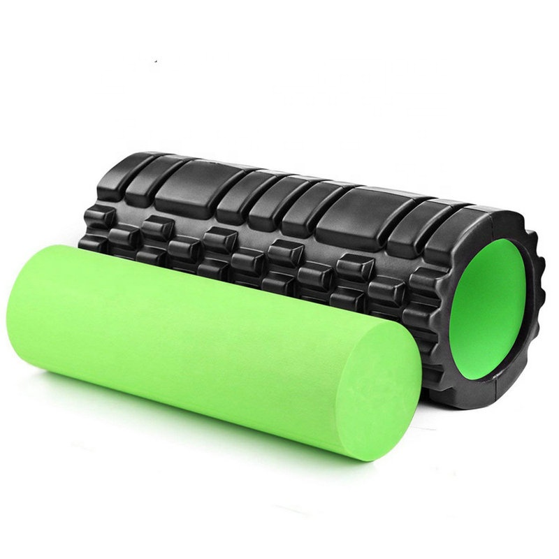 High Quality Two Color 2 In 1 Eva Foam Yoga Roller For Sports