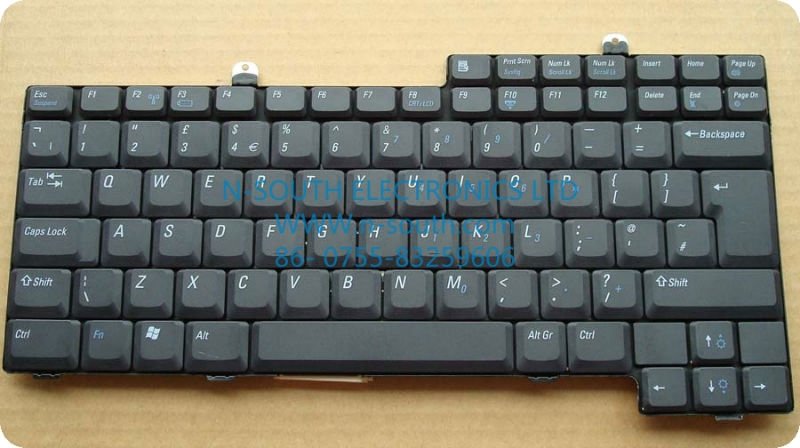 Computer Hardware &amp; Software Laptop Keyboard Notebook Keyboard For Dell Inspiron 500m 510m 600m 8500 8600 Black 