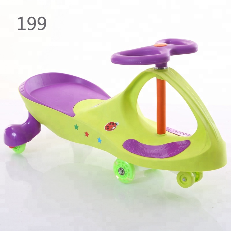 Pu Wheels Children Swing Car Original Plasma Car With Music And Toys 