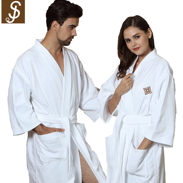 S&amp;j Men Hotel Bathrobe Sleepwear Women&#39;s White Cotton Bath Robes Hotel Luxury Waffle Bathrobe For Men 