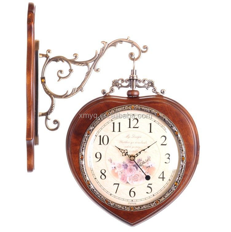 Durable Digital Wall Clock Decorative Wooden Clock For Home Appliance 
