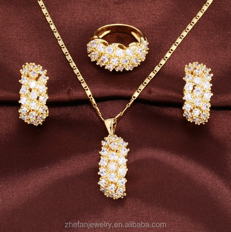 22k Gold Jeweller Dubai Wholesale Jewelry Set Price Discount Fashion Jewelry Sets
