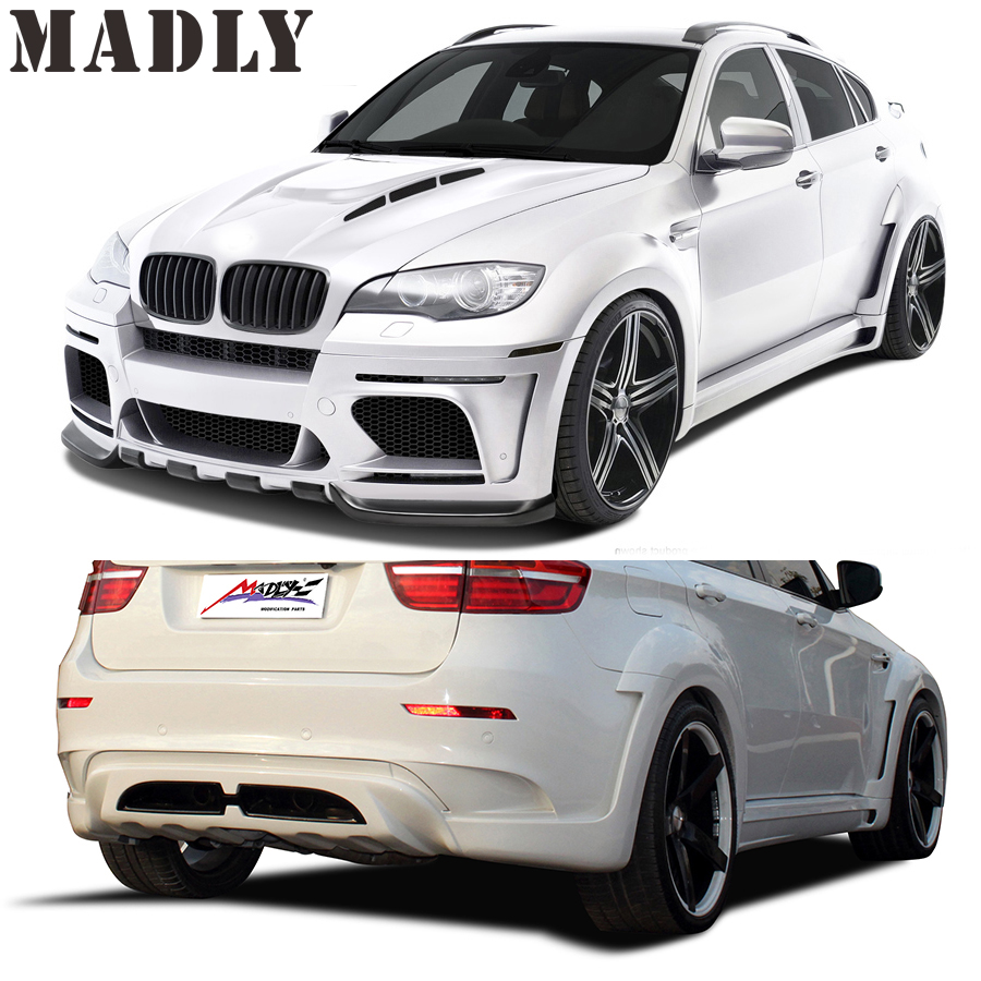 Madly Body Kit For Bmw X6 E71body Kits Hm Evo Middle Flat Exhaust Style 