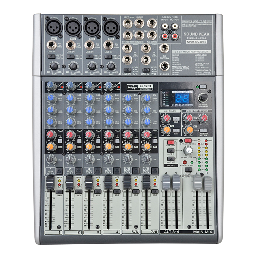 Professional Audio Sound Mixers X1204usb 