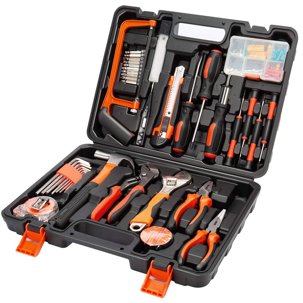 Tool Kit 100 Piece Diy Home Household Hand Tool Set Tool Box For Daily Repair 