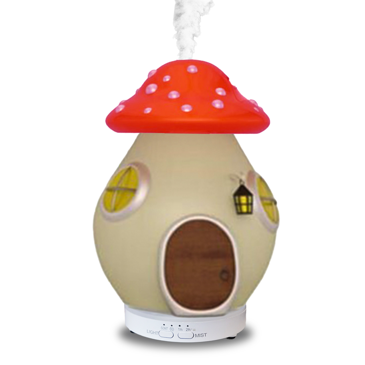 Cute Mushroom 7 Color Changing Led Lamp Aroma Diffuser,Electric Fragrance Essential Oil Diffuser,Desktop Cool Mist Humidifier 
