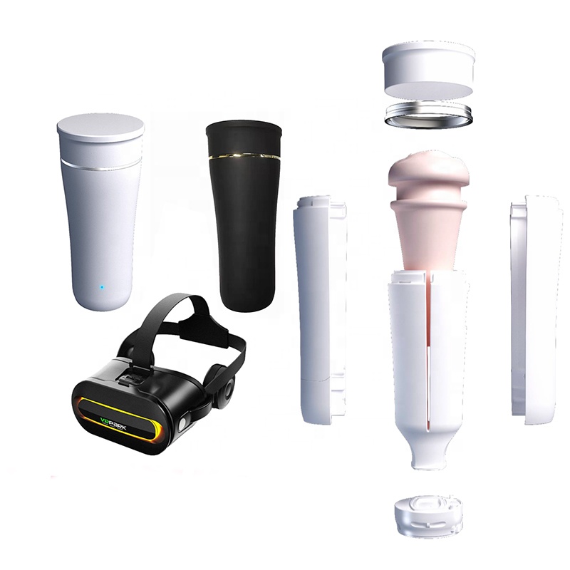 Adult Toys Masturbator For Man Sucking Intelligent Masturbator Cup With Vr Glass Male Masturbation Thrusting Sex Products 