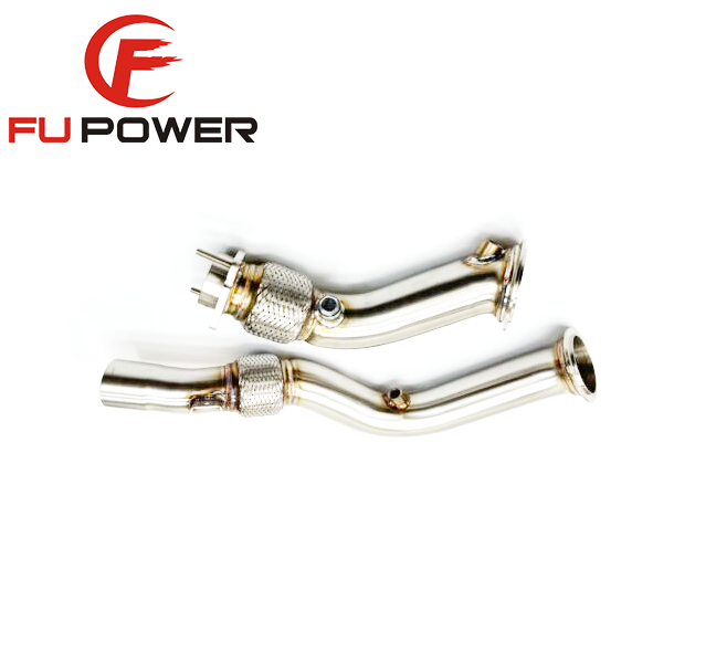 For Bmw F80 F82 M3 M4 S55 Stainless Steel Turbo Exhaust Downpipe With Flexible Pipe 