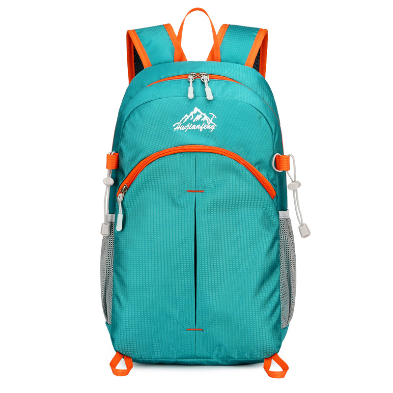 Outdoor Leisure Travel Riding Mountaineering Bag Wear-resistant Folding Waterproof Nylon Backpack