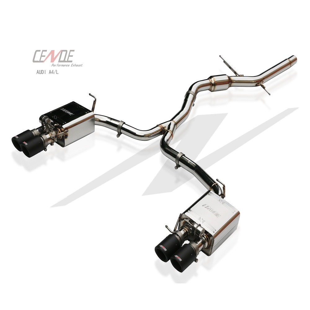 High Quality Cende Stainless Steel Sus 304 Catback Exhaust For Audi A4 B8 1.8t 2.0t 