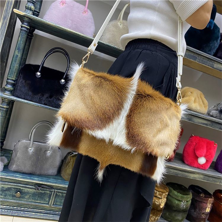 Monetcat Ladies Luxury Genuine Antelope Leather Ladies Tote Bags Autumn Winter Collectibles Leather Handbags 