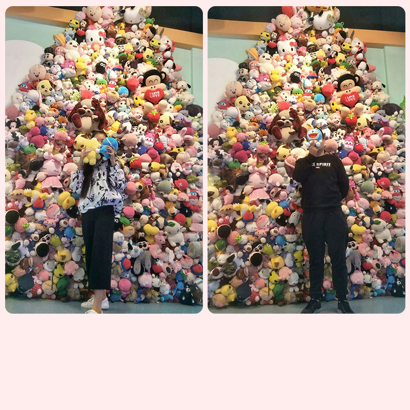 Embroidery Claw Crane Machine Toys Stuffed Animals Rabbit Plush Toy Surplus Branded Stock Plush Toy,Leftover,Overruns 