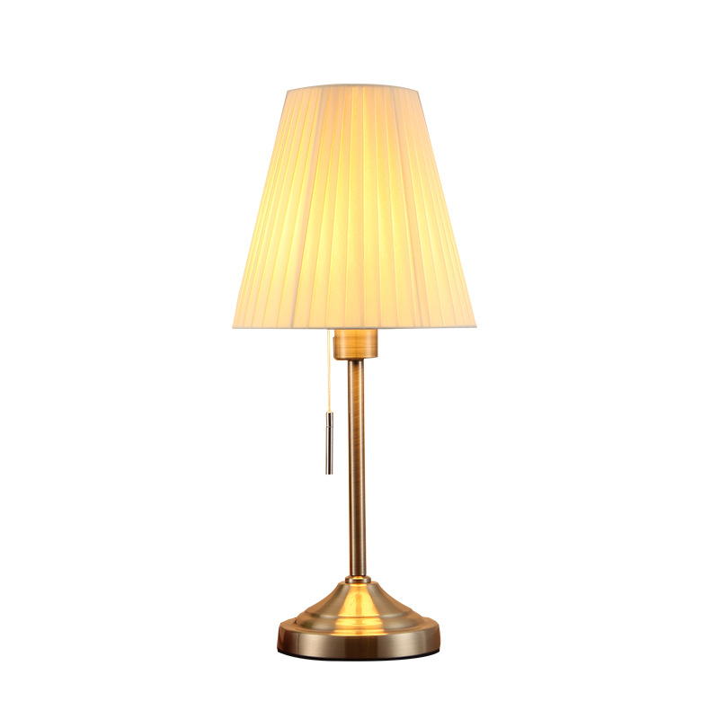 2022 New Arrivals Led Cloth Lamps Led Lights Home Lamps Decor With Pull Switch Table Lamp 