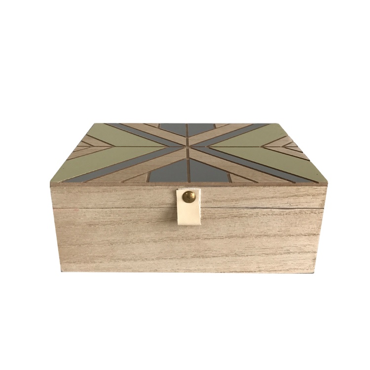 Caja De Madera Handmade Beautiful Home Decorative Packing Gift Box Storage Wooden Box 