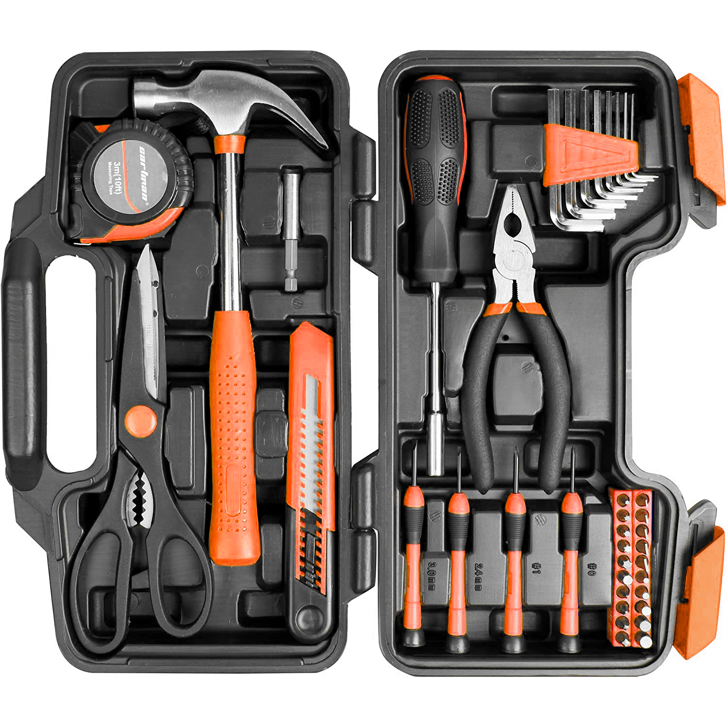 Hot Selling Portable Professional Multi-purpose Household 39 Pcs Hand Tool Set Repair Tools Set Box 