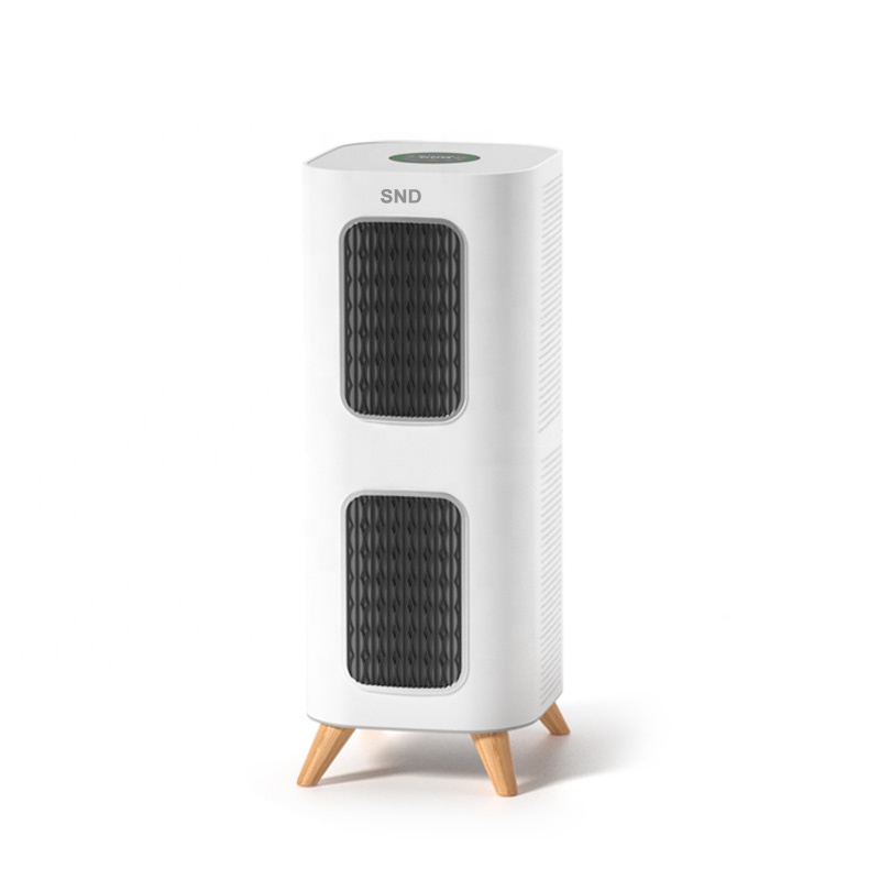 Double Hepa Filter Air Purifier For Hotel Cadr 800m3/h Hepa Air Purifier Commercial 