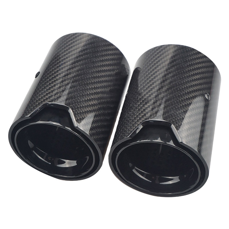For Bmw M2m3m4 Original Exhaust Mp Exhaust Modified All Black Carbon Fiber Tail Throat Exhaust Tips