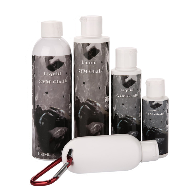 Custom Logo Sports Climbing Weightlifting White Liquid 250ml 50ml Chalk Gym Liquid Chalk 