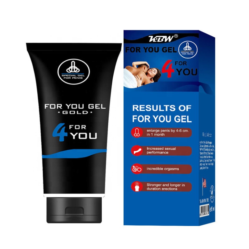 Kbw Royal Blue Titan Gel 50ml Men Special Gel Penis Massage Cream Adult Products Bigger Cream 