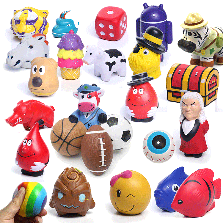 Promotional Custom Soft Anti Stress Ball Stress Pu Foam Toys 