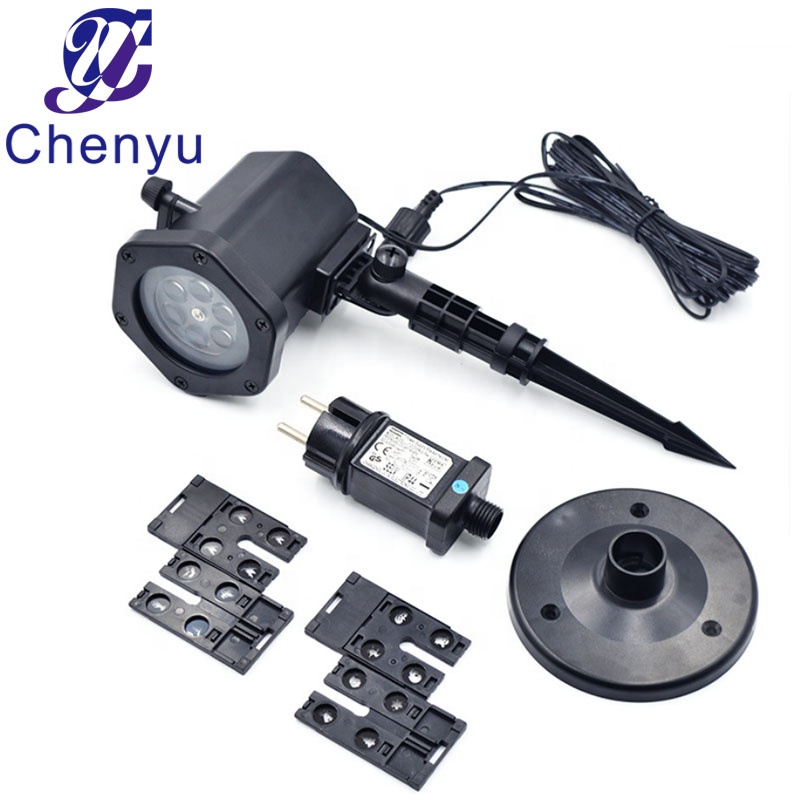 12 Patterns Christmas Led Projector Light Disco Stage Light Laser Snowflake Projection Outdoor Waterproof Home Garden Decor 