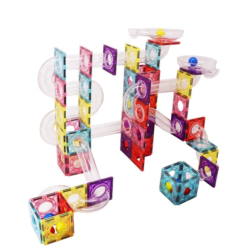 2022 Factory Hot Sale Education Toys Kids Magnetic Sheet Transparent Building Block Assembled Toys 