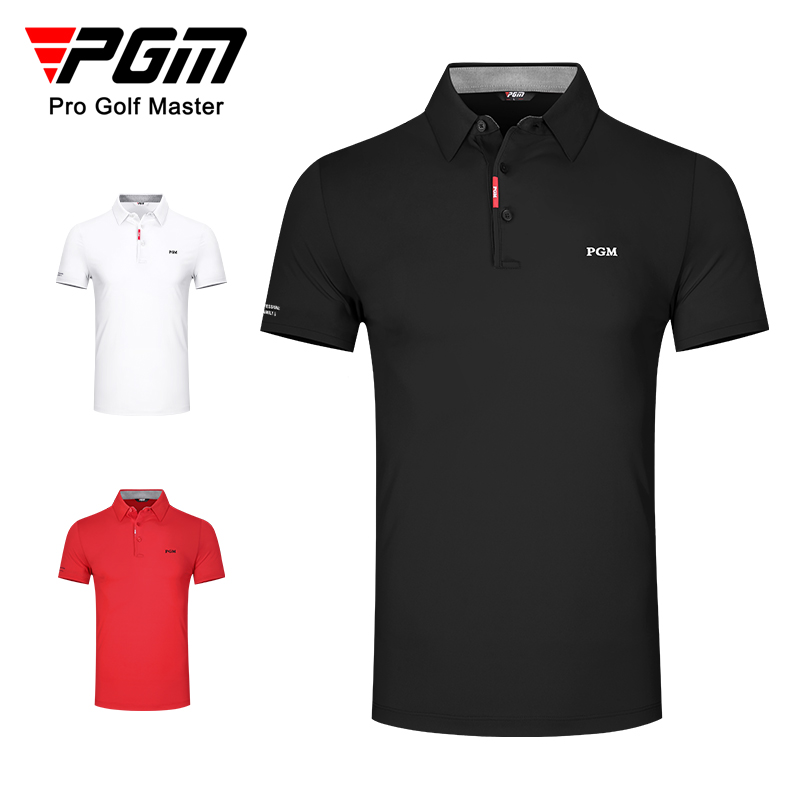 Pgm Yf463 Custom Logo Golf Performance Polo Shirts Men Golf Clothing Cool Golf Polo