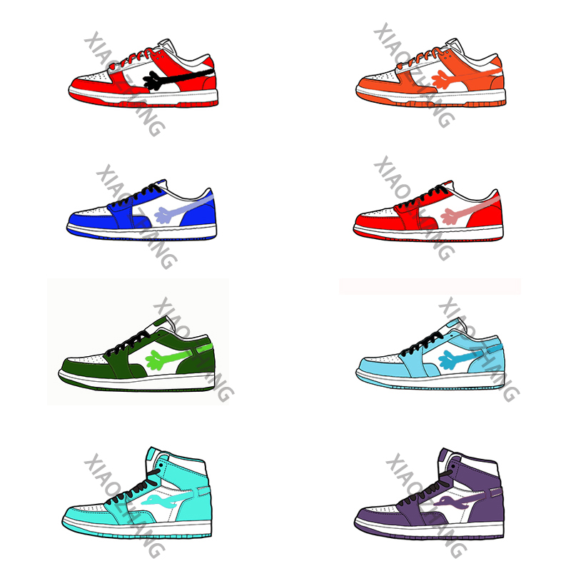 Oem Factory Sneakers Brand Custom Logo A J 1 Leather Retro High Top Sport Sneakers Men&#39;s Basketball Casual Shoes 