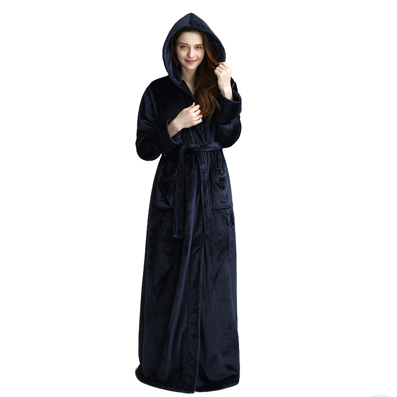 Factory Wholesale Maxi Robe Luxury Robe Custom Men Hooded Robe 