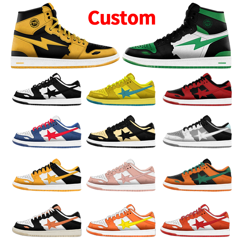 Custom Logo Brand Zapatilla Air High Top Sneakers Genuine Leather Retro Og Chicago Aj 1 Basketball Shoes For Men 