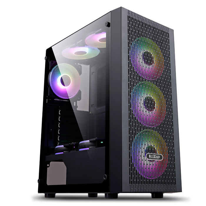 Factory Supply Atx Gaming Pc Computer Case Cpu Cooling Cooler Rgb Case Fan Pc Gamer Computer Accessories 