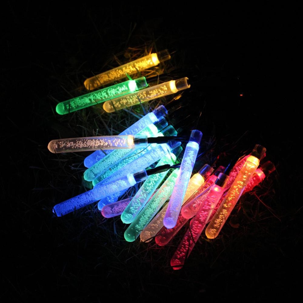 Solar String Lights Series 6.25m 30 Leds Outdoor Christmas Laser Light For Holiday/home/garden/party Decorations 