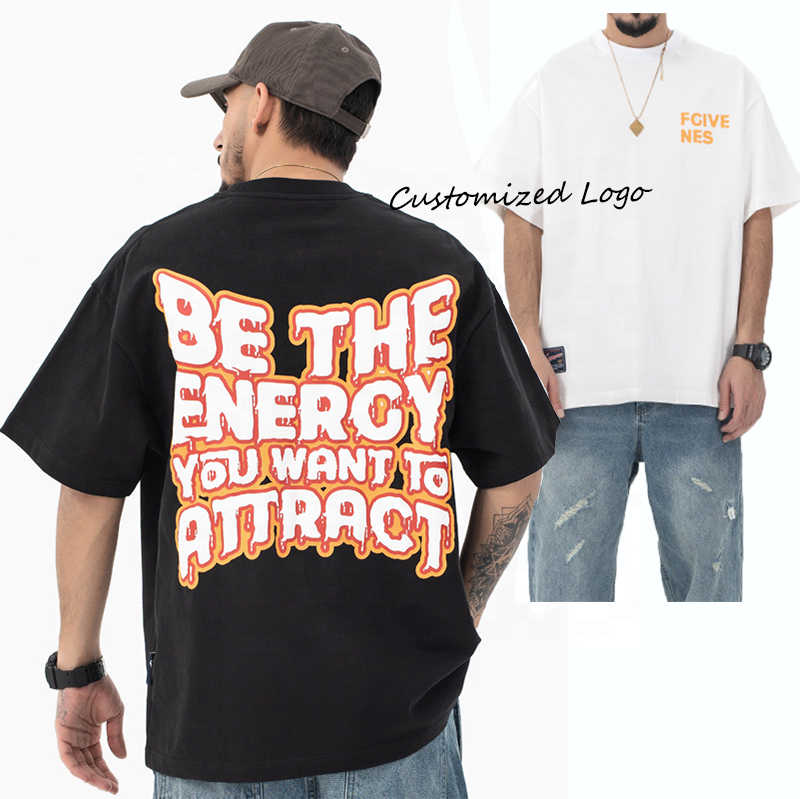 N11 Oem 2023 Summer Wholesale Plus Size Men&#39;s T-shirts Blank Oversized Casual Cotton Custom Logo Puff Print T Shirt For Men 