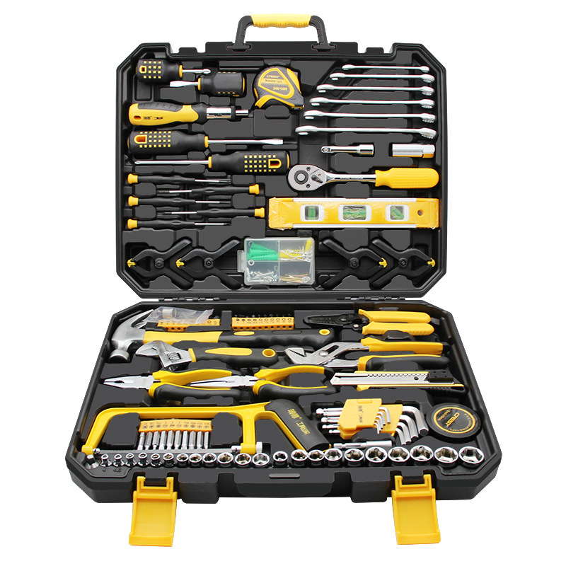 Hand Tools 168 Pieces Wrench Socket Tool Set Tool Box For Auto Repair 