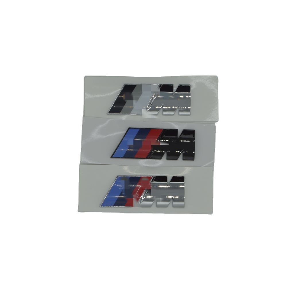 Abs Material M Logo Body Side Logo Retrofit Logo Vehicle Sticker Retrofit M Rear Boot Sticker For Bmw 