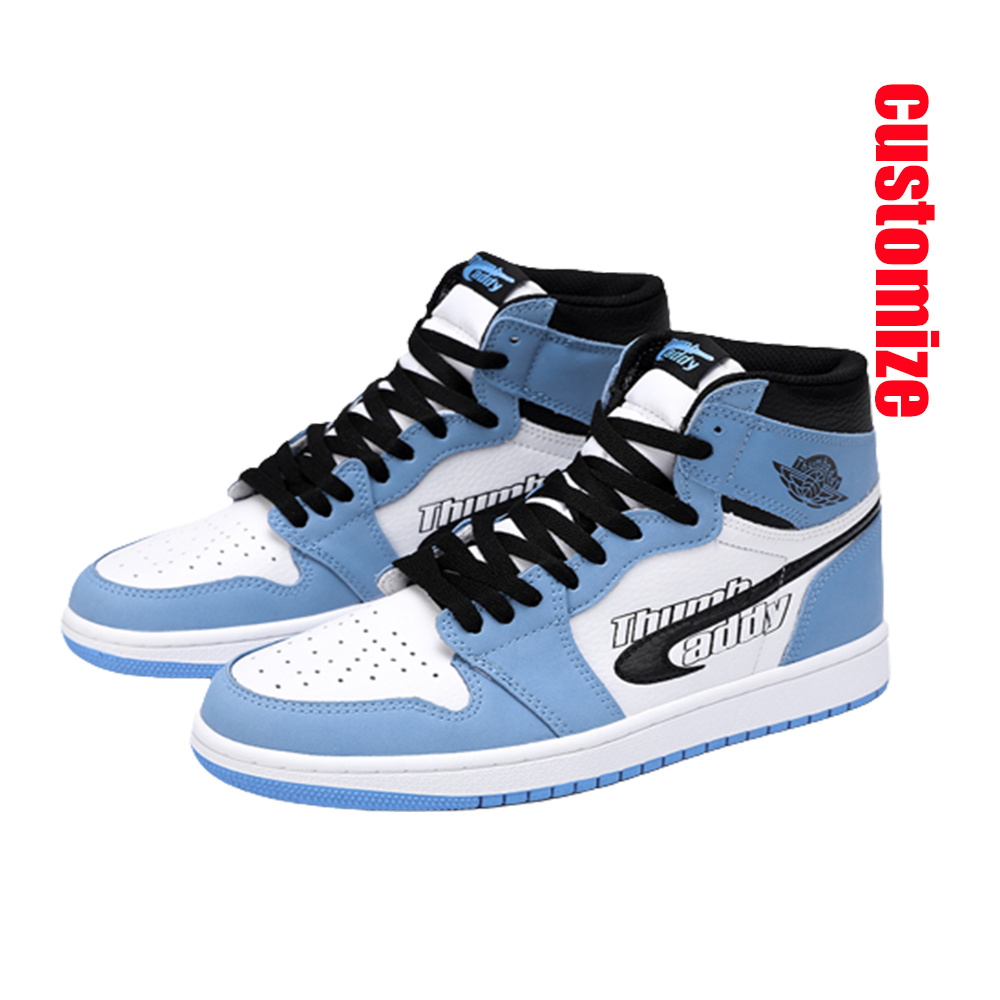 Customize Brand Logo Aj 1 Retro High Top Designer Custom Men Basketball Shoes Sneakers Manufacturer 