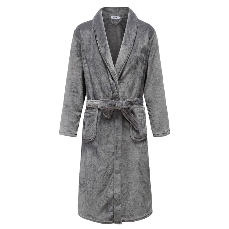 High Quality New Design High Quality Mens Bathrobe Luxury Fluffy Hotel Bathrobe 