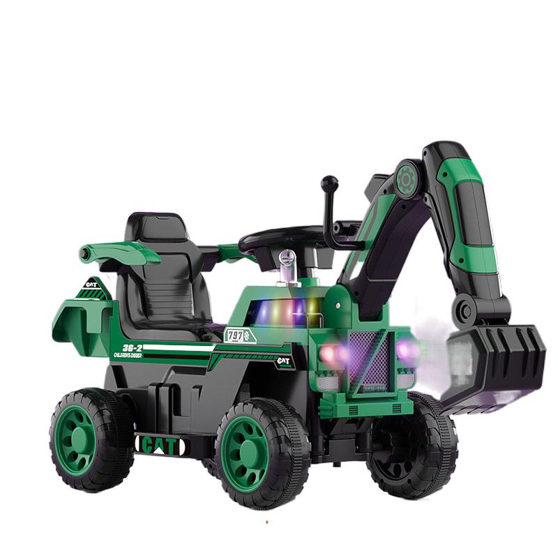 Chinese Manufacturer Kids Toys Car Electric Large Excavator Ride On Toy Simulation Excavator Electric Toy Car 