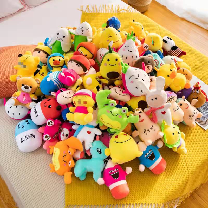 Factory Cheap Promotion Crane Machine 25-30cm Mix Plush Toys Vending Claw Machine Doll Printing Skin Animal Stuffed Plush Toy 