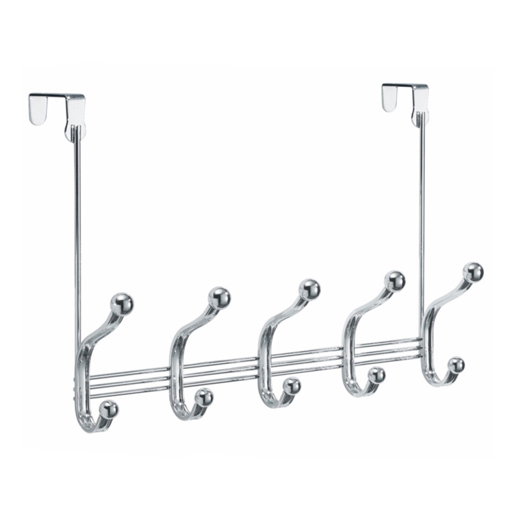 Popular Decorative Over Door Hanger 5 Hooks For Home Use Metal Hooks 