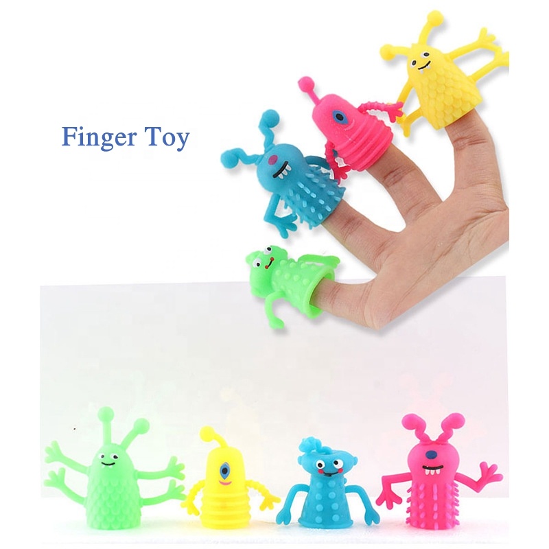 Educational Toys Colorful Monster Finger Play Toys Great Fun Squeeze Stress And Fidget Toy For Adults And Children 