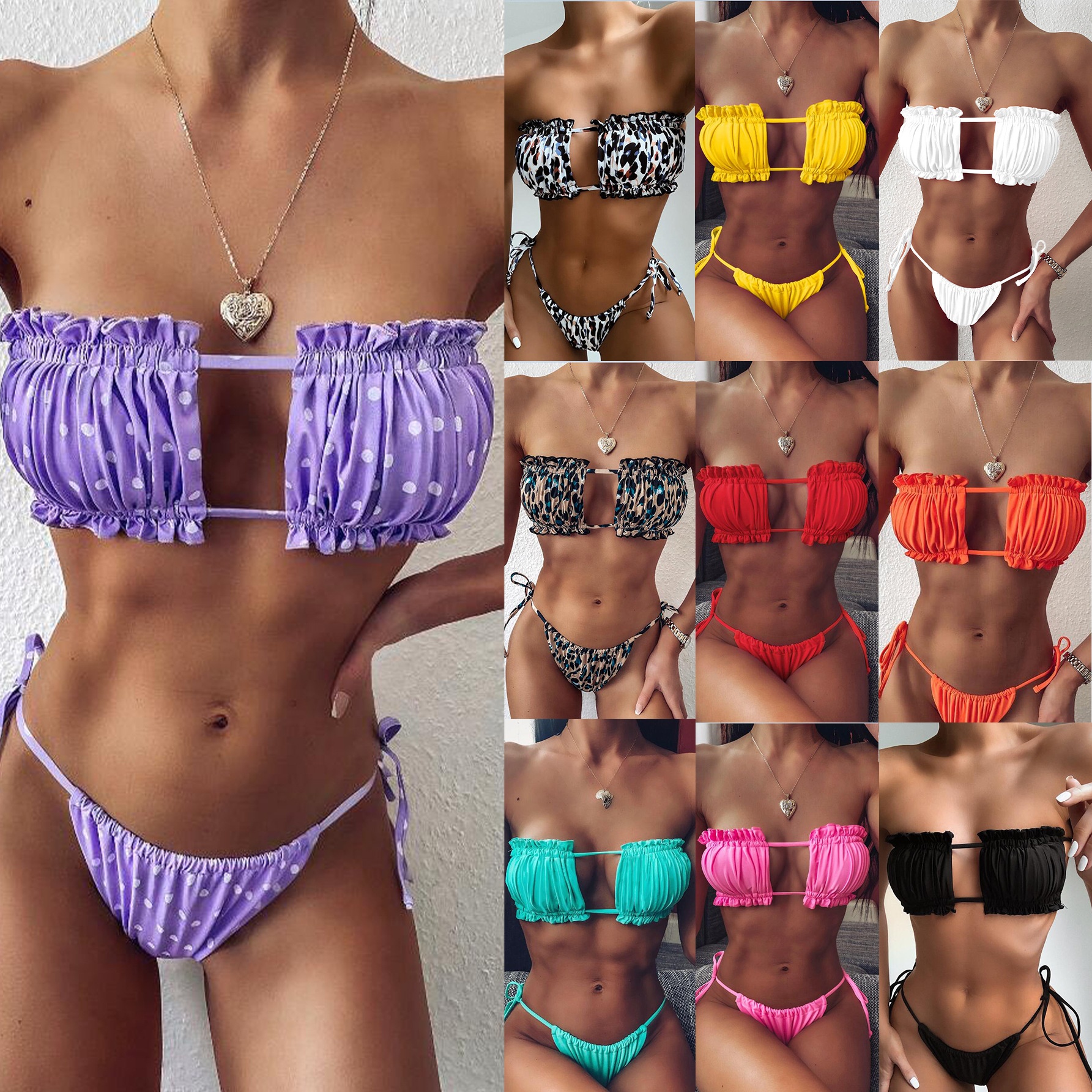 Battlerobe 2023 New Wholesale Sexy Bikinis Atacados Woman Womens Swimsuit Swimwear &amp; Beachwear Swim Wear Suit Bikini Swimsuits 